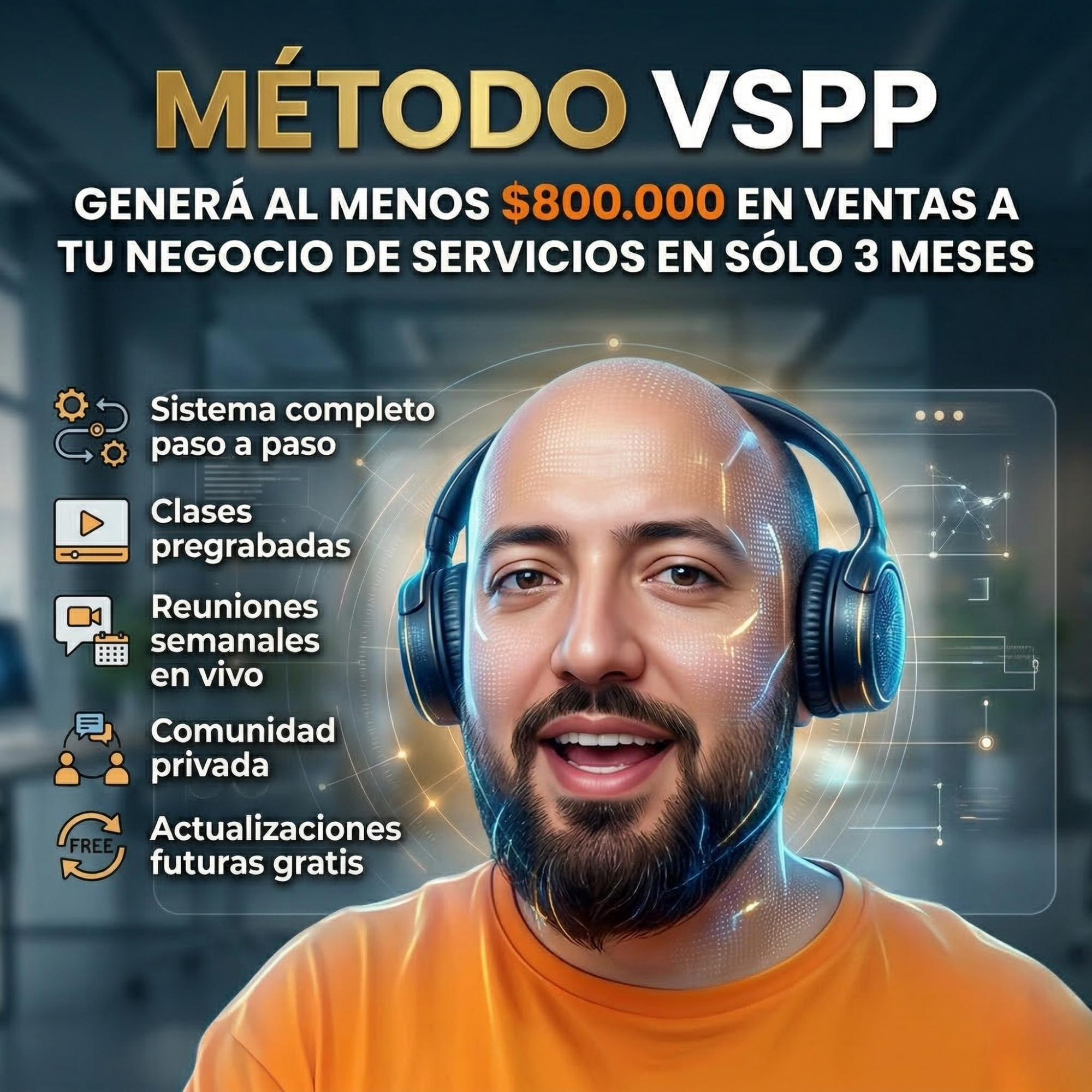 METODO VSPP - GENERÁ $800.000 CON TU SERVICIO